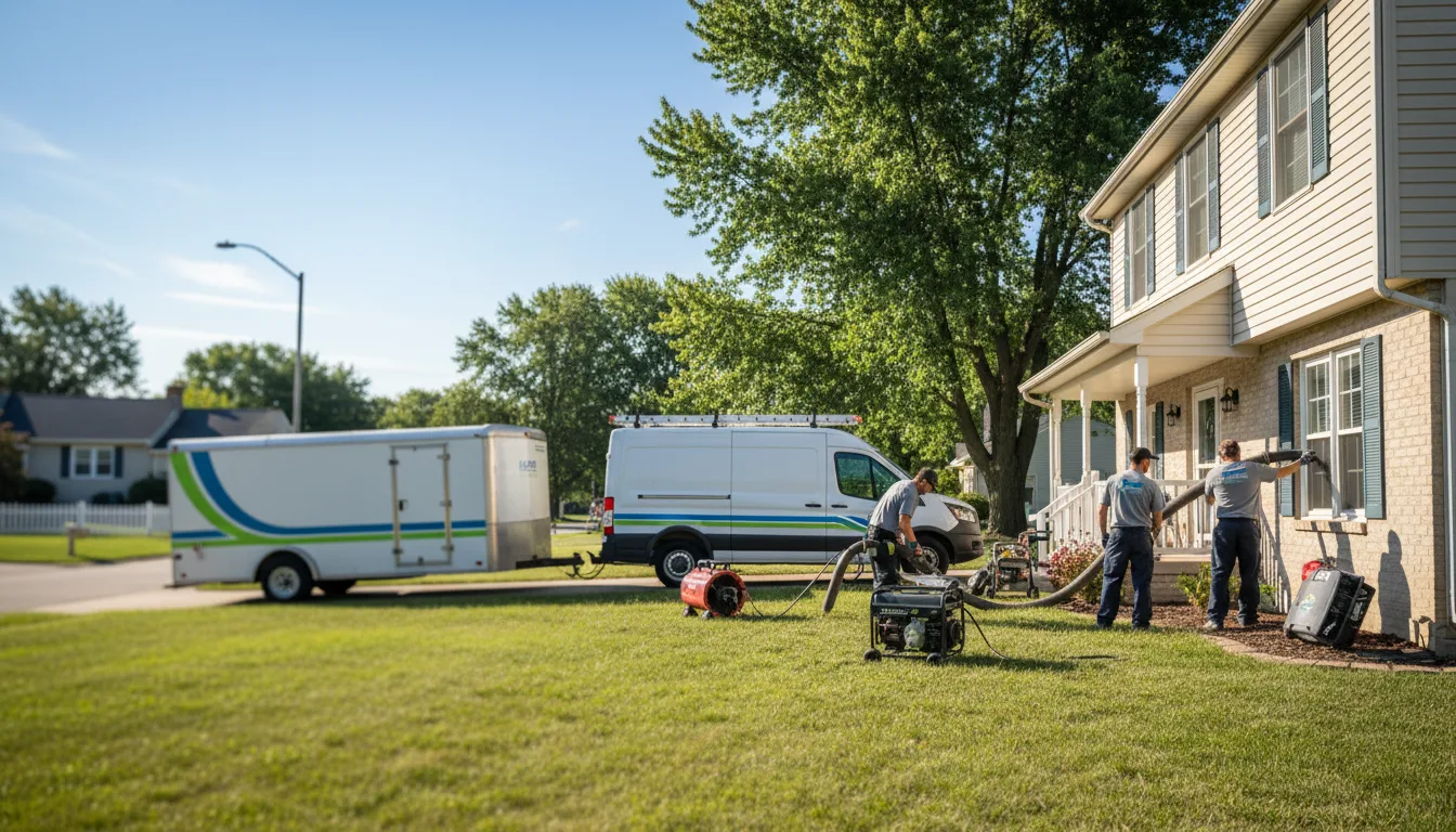 Flooded Basement Restoration And Cleanup With Repair in Correll, MN near me